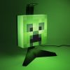 Minecraft Creeper lámpa és fejhallgató tartó - 23,5 cm
